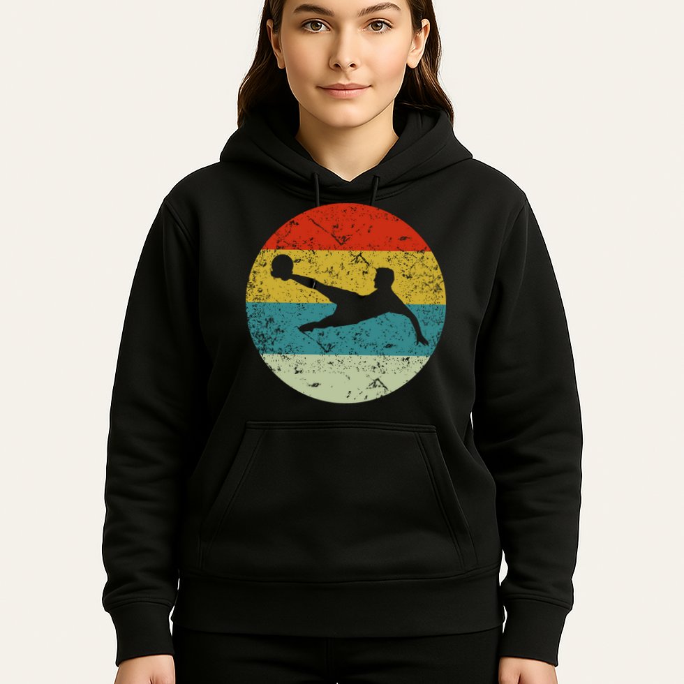 Retro Vintage Soccer Hoodie