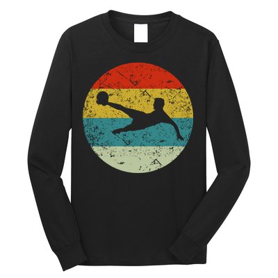 Retro Vintage Soccer Long Sleeve Shirt