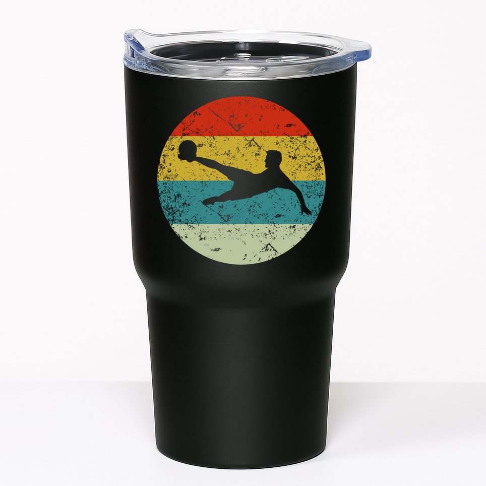 Retro Vintage Soccer Tumbler