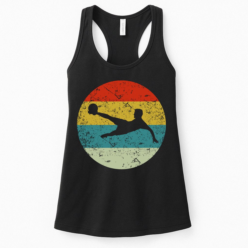 Retro Vintage Soccer Womens Tank Top