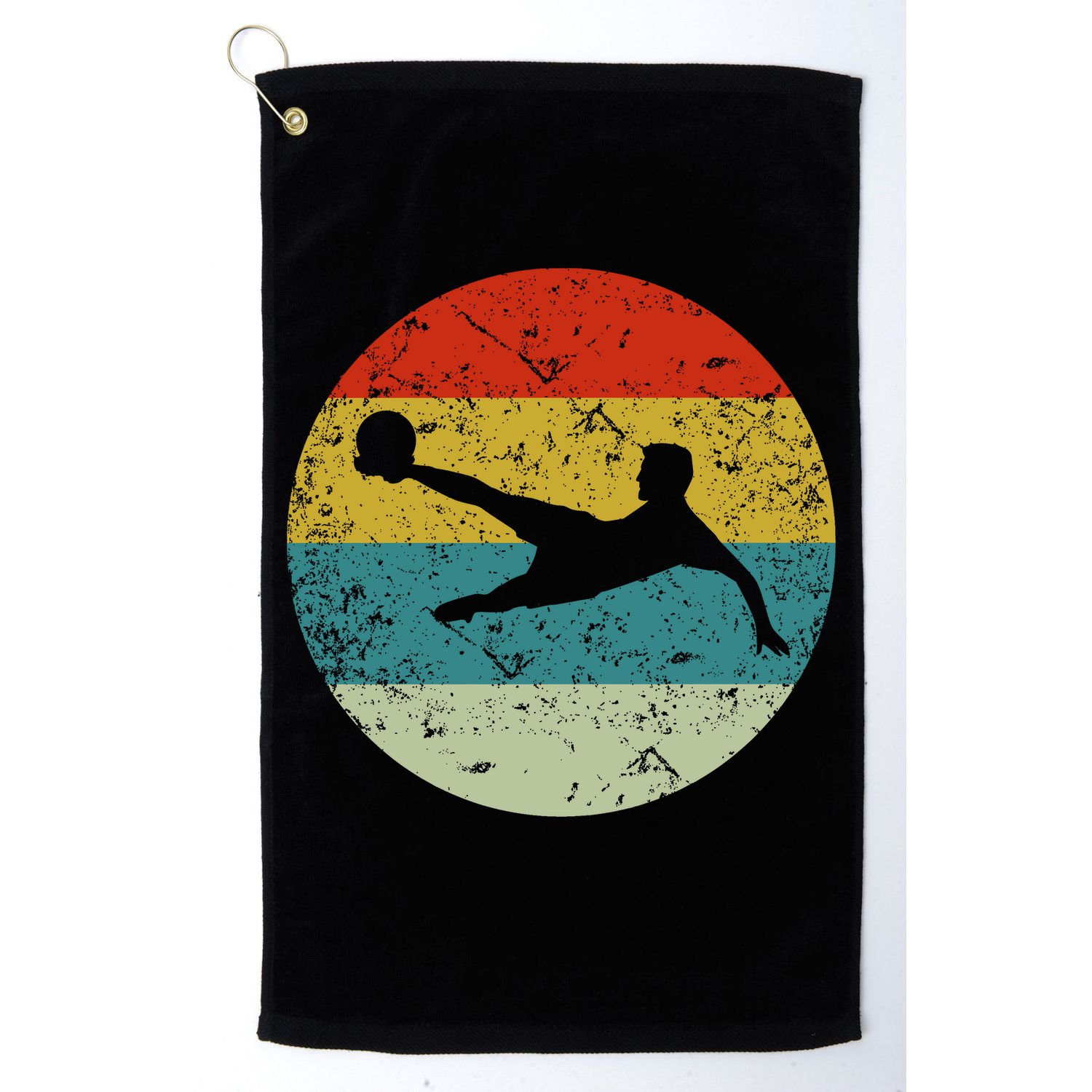 Retro Vintage Soccer Golf Towel