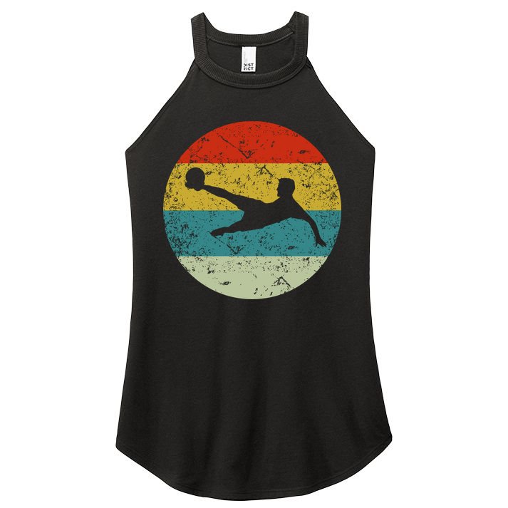 Retro Vintage Soccer Women's Perfect Tri Rocker Tank