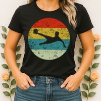 Retro Vintage Soccer Womens T-Shirt