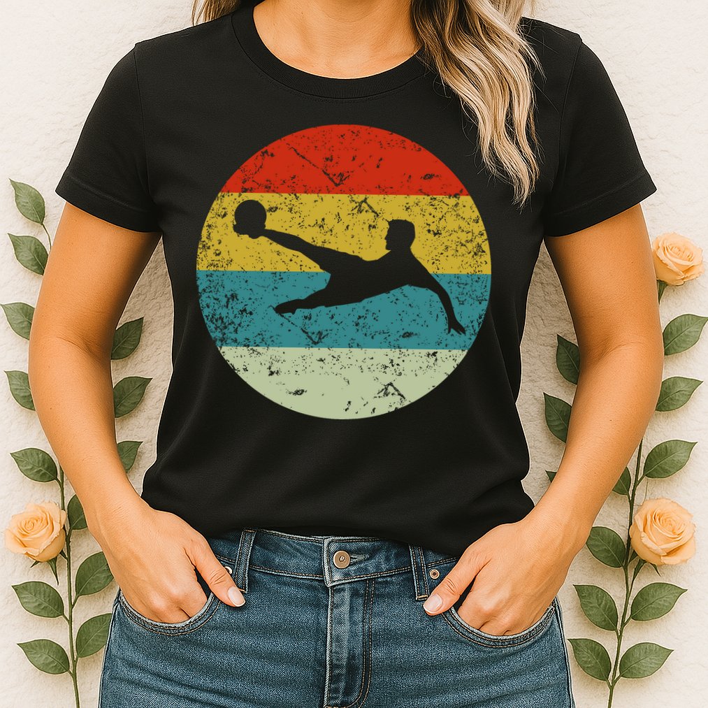 Retro Vintage Soccer Womens T-Shirt