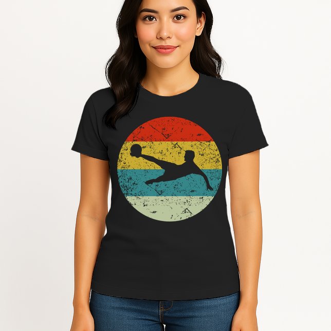 Retro Vintage Soccer Womens T-Shirt