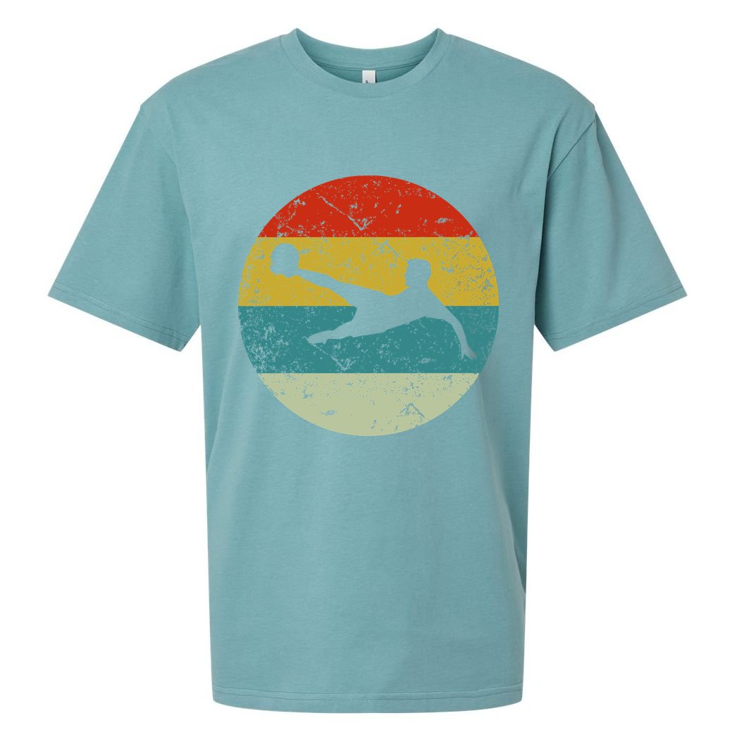 Retro Vintage Soccer Sueded Cloud Jersey T-Shirt