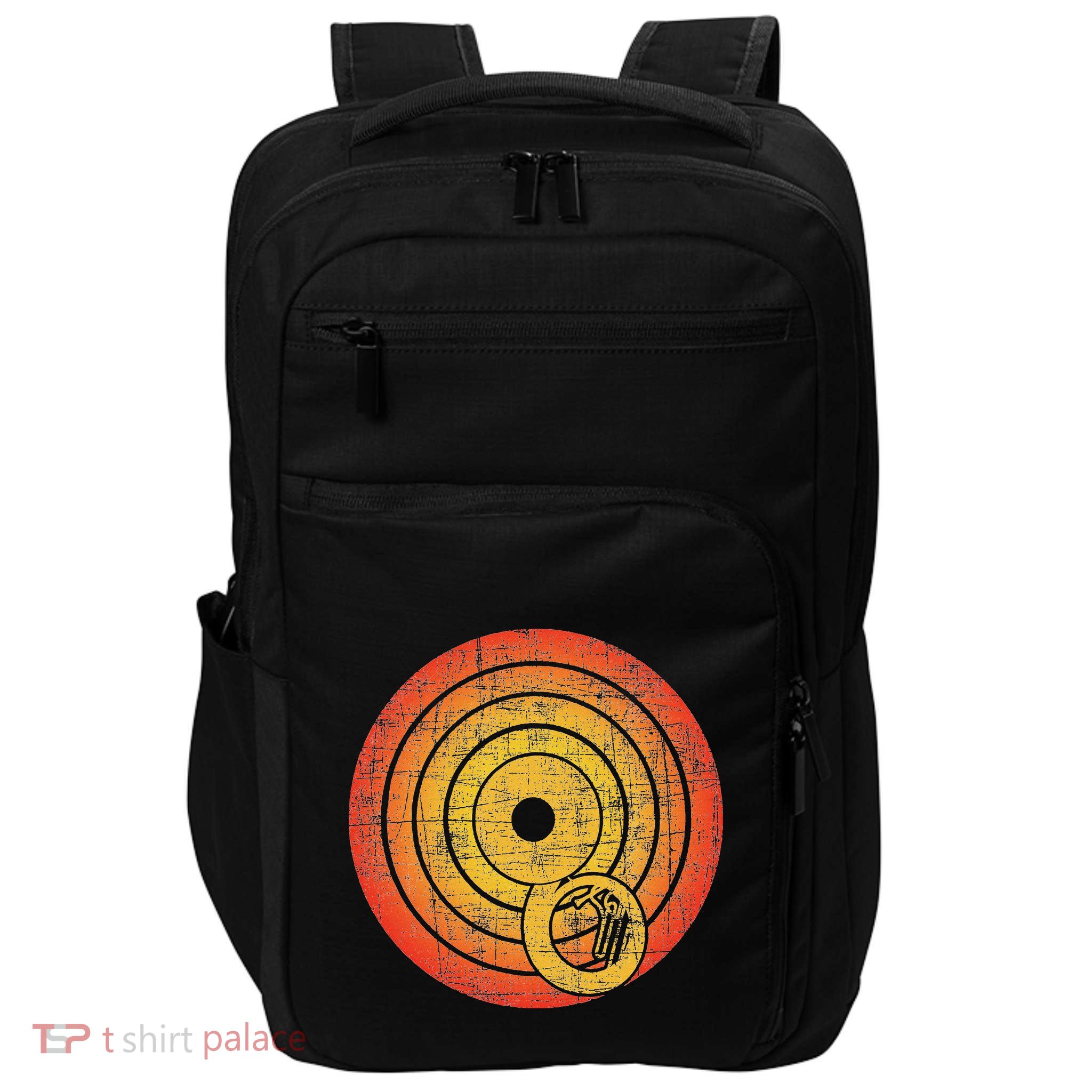 Retro Vintage Sousaphone Player Marching Band Music Impact Tech Backpack
