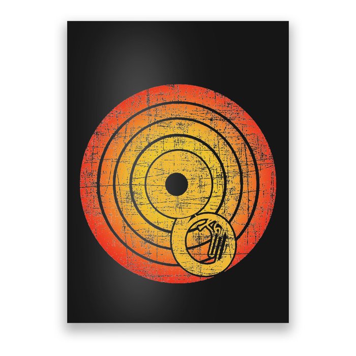 Retro Vintage Sousaphone Player Marching Band Music Poster