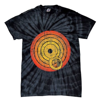 Retro Vintage Sousaphone Player Marching Band Music Tie-Dye T-Shirt