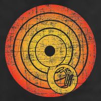 Retro Vintage Sousaphone Player Marching Band Music Golf Towel