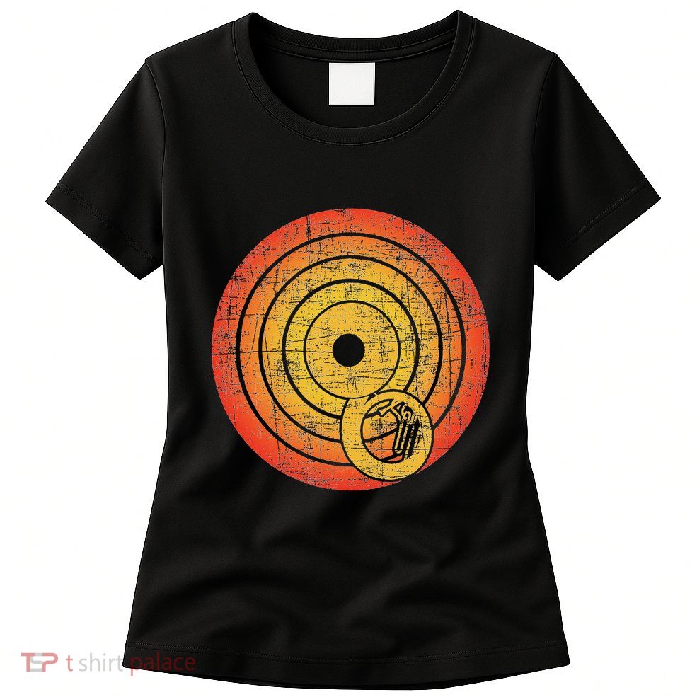 Retro Vintage Sousaphone Player Marching Band Music Womens T-Shirt