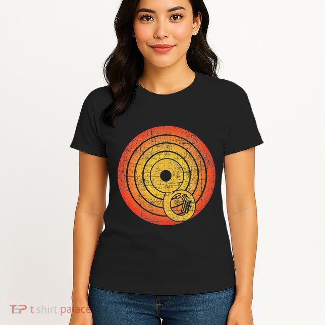 Retro Vintage Sousaphone Player Marching Band Music Womens T-Shirt