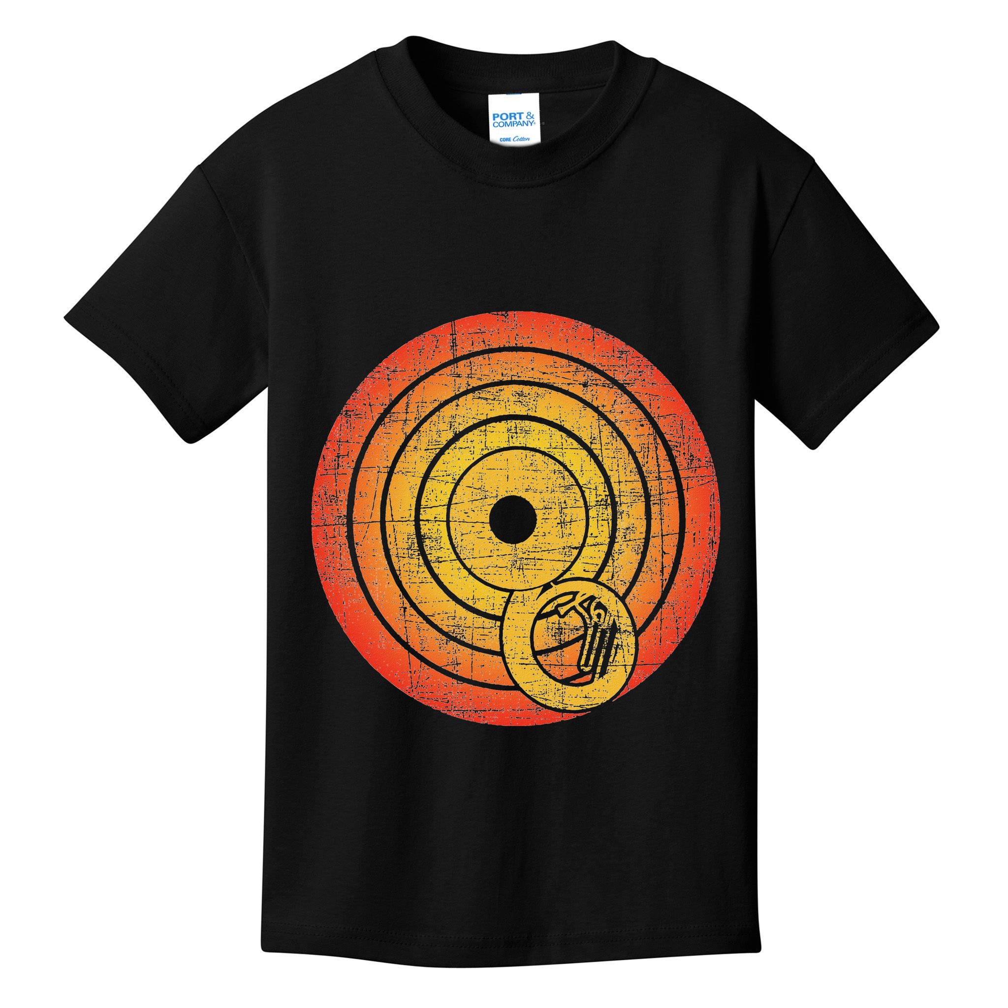 Retro Vintage Sousaphone Player Marching Band Music Kids T-Shirt