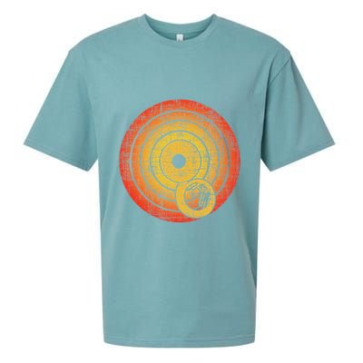 Retro Vintage Sousaphone Player Marching Band Music Sueded Cloud Jersey T-Shirt