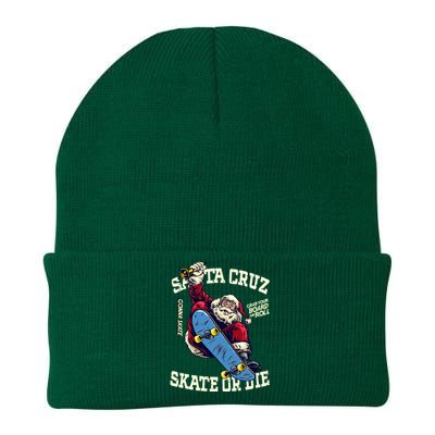 Retro Vintage Skateboard Street Wear Santa Cruz Jingle Bell Gift Knit Cap Winter Beanie