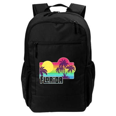 Retro Vintage Sunny Florida Palm Trees Backpack