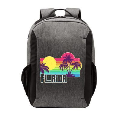 Retro Vintage Sunny Florida Palm Trees Vector Backpack