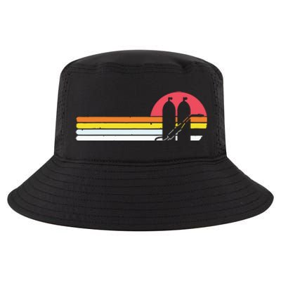 Retro Vintage Style Sunset Welder Cool Comfort Performance Bucket Hat