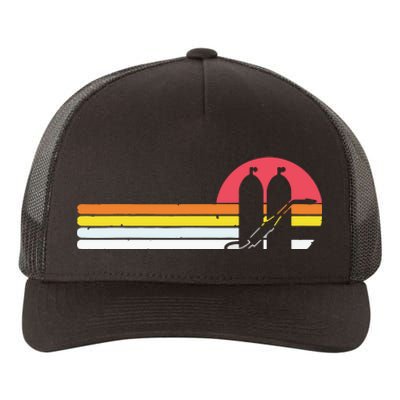 Retro Vintage Style Sunset Welder Yupoong Adult 5-Panel Trucker Hat