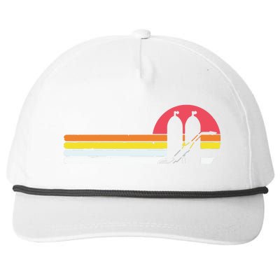 Retro Vintage Style Sunset Welder Snapback Five-Panel Rope Hat