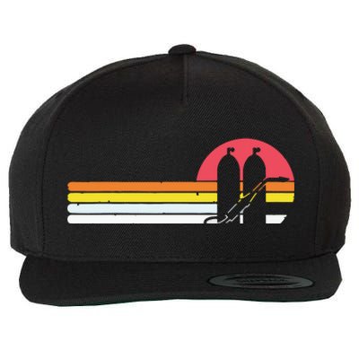 Retro Vintage Style Sunset Welder Wool Snapback Cap