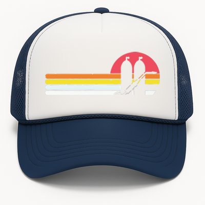 Retro Vintage Style Sunset Welder Trucker Hat