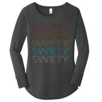 Retro Vintage Swifty Women's Perfect Tri Tunic Long Sleeve Shirt