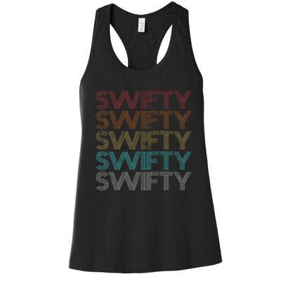 Retro Vintage Swifty Women's Racerback Tank