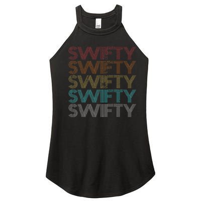 Retro Vintage Swifty Women's Perfect Tri Rocker Tank