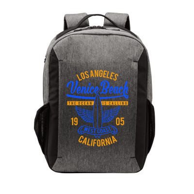 Retro Vintage Surf Venice Beach California Vector Backpack