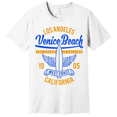 Retro Vintage Surf Venice Beach California Premium T-Shirt
