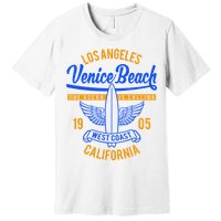 Retro Vintage Surf Venice Beach California Premium T-Shirt