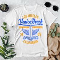 Retro Vintage Surf Venice Beach California Premium T-Shirt