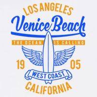 Retro Vintage Surf Venice Beach California Premium T-Shirt