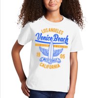 Retro Vintage Surf Venice Beach California Kids T-Shirt