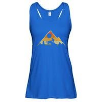 Retro Vintage Snowmobiling Winter Sports Snowmobile Rider Gift Ladies Essential Flowy Tank