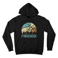 Retro Vintage Sunset Arizona State Phoenix Basketball Hoodie