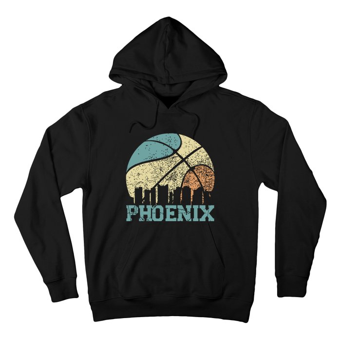 Retro Vintage Sunset Arizona State Phoenix Basketball Hoodie