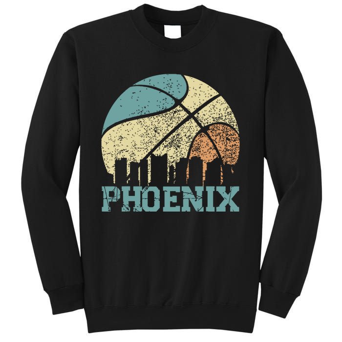 Retro Vintage Sunset Arizona State Phoenix Basketball Sweatshirt