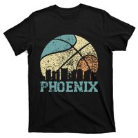 Retro Vintage Sunset Arizona State Phoenix Basketball T-Shirt