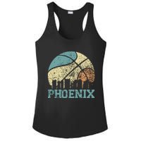 Retro Vintage Sunset Arizona State Phoenix Basketball Ladies PosiCharge Competitor Racerback Tank