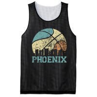 Retro Vintage Sunset Arizona State Phoenix Basketball Mesh Reversible Basketball Jersey Tank