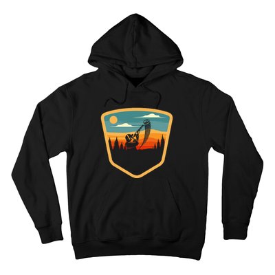 Retro Vintage Sporting Trap Clay Lover Skeet Clay Shooting Hoodie