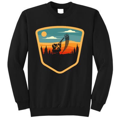 Retro Vintage Sporting Trap Clay Lover Skeet Clay Shooting Sweatshirt