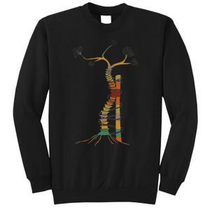 Retro Vibe Scoliosis Surgery For Scoliosis Warriors Sweatshirt