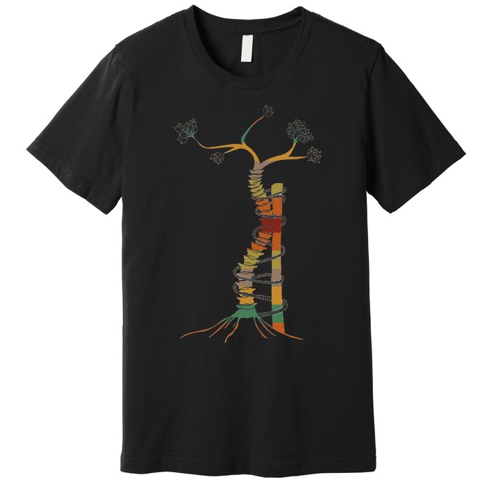 Retro Vibe Scoliosis Surgery For Scoliosis Warriors Premium T-Shirt