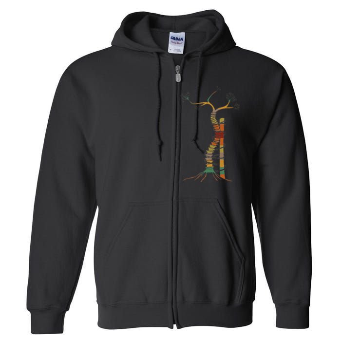 Retro Vibe Scoliosis Surgery For Scoliosis Warriors Full Zip Hoodie