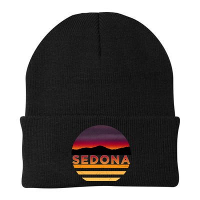 Retro Vintage Sedona Arizona Az Sunset Gift Beanie