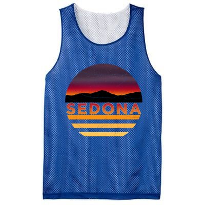 Retro Vintage Sedona Arizona Az Sunset Gift Mesh Reversible Basketball Jersey Tank