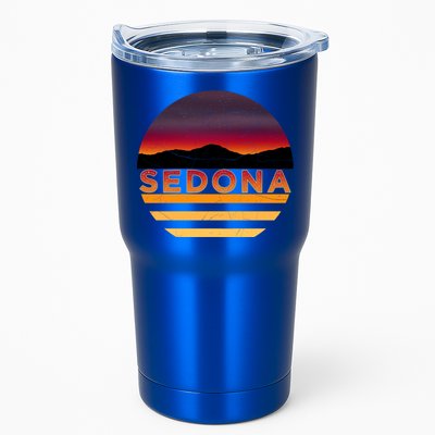 Retro Vintage Sedona Arizona Az Sunset Gift Tumbler